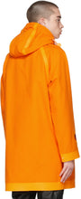 Burberry Orange Cut-Out Detail Coat