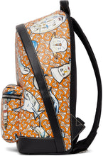 Burberry Orange E-Canvas TB Monogram Jett Backpack