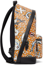 Burberry Orange E-Canvas TB Monogram Jett Backpack