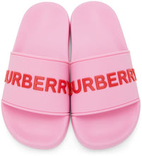 Burberry Pink Furley Slides