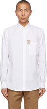 Burberry White Caddington Shirt - Chemise Burberry White Caddington - 버버리 화이트 캐디 톤 셔츠