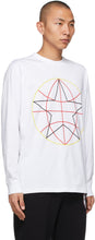 Burberry White Globe Star Long Sleeve T-Shirt