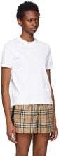 Burberry White Jemma Logo T-Shirt