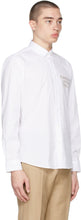 Burberry White Logo AppliquÃ© Shirt