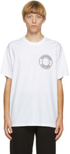 Burberry White Logo Crest T-Shirt - T-shirt de crête de logo blanc burberry - 버버리 화이트 로고 크레스트 티셔츠
