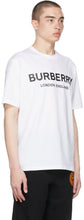Burberry White Logo T-Shirt