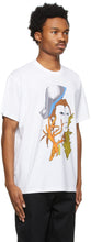 Burberry White Marine Sketch T-Shirt