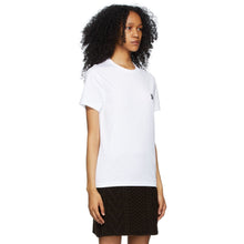 Burberry White Monogram Parker T-Shirt