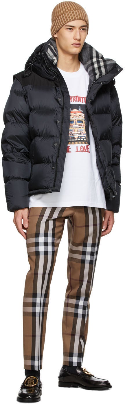 Burberry White Photo Print T-Shirt