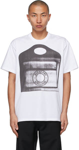 Burberry White Pocket Bag Print T-Shirt - T-shirt imprimé sac de poche blanche burberry - 버버리 화이트 포켓 가방 인쇄 티셔츠