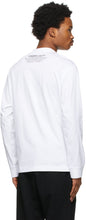 Burberry White Shark Graphic Long Sleeve T-Shirt