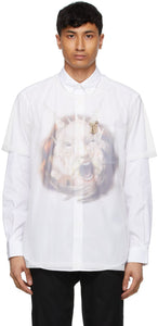 Burberry White Sheer Sea Maiden T-Shirt - T-shirt vierge de mer de mer blanc burberry - 버버리 흰색 깎아 지른 바다 메이든 티셔츠