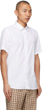 Burberry White Sherwood Short Sleeve Shirt
