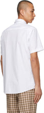 Burberry White Sherwood Short Sleeve Shirt
