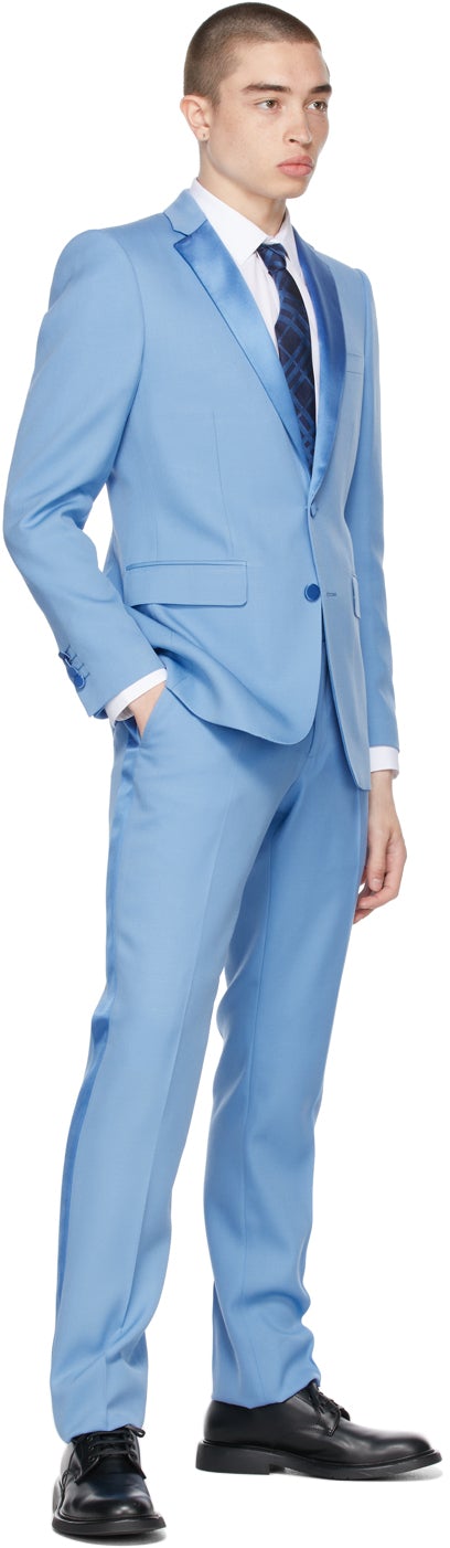 Burberry White Slim-Fit Logo Detail Shirt