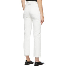 Bureau De Stil White Straight Jeans