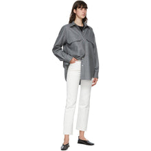Bureau De Stil White Straight Jeans - Bureau de Stil White Droit Jeans - Bureau de Stil 흰색 스트레이트 청바지