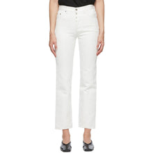 Bureau De Stil White Straight Jeans