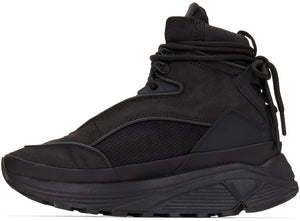 C2H4 Black Atom Alpha Lace-Up Boots