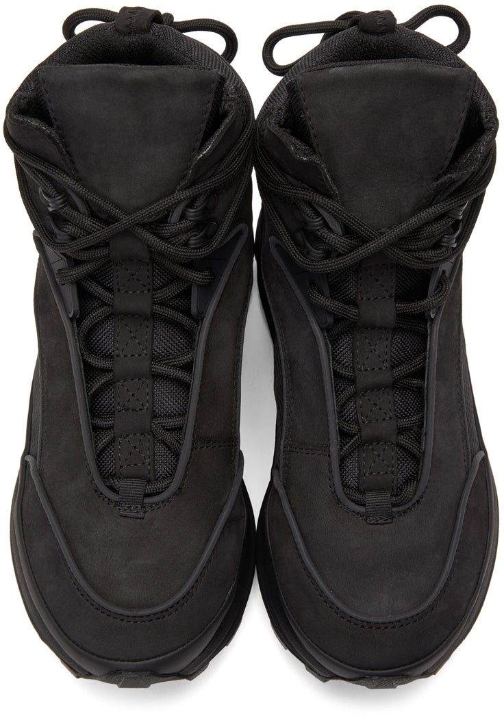 C2H4 Black Atom Alpha Lace-Up Boots