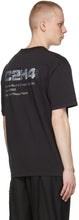 C2H4 Black 'My Own Private Planet' Paneled Print T-Shirt