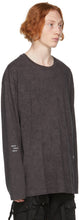 C2H4 Grey Vans Edition Sprayed Long Sleeve T-Shirt