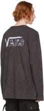 C2H4 Grey Vans Edition Sprayed Long Sleeve T-Shirt