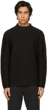 CFCL Black Garter Long Sleeve T-Shirt - T-shirt à manches longues en jarretière CFCL - CFCL 검은 가터 긴 소매 티셔츠