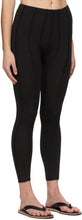 CFCL Black Indent Stripe Leggings