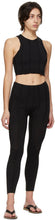 CFCL Black Indent Stripe Leggings