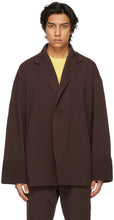 CFCL Brown Milan Rib Enwrap Jacket - Veste CFCL BROWN MILAN RIVRAC - CFCL BROWN MILAN RIB Enwrap Jacket.