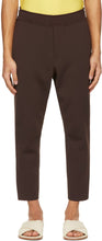 CFCL Brown Milan Rib Tapered Trousers - Pantalon conique CFCL Milan Milan Milan Milan - CFCL 브라운 밀란 립 테이퍼가있는 바지