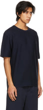 CFCL Navy Garter Half Sleeve T-Shirt