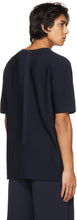 CFCL Navy Garter Half Sleeve T-Shirt