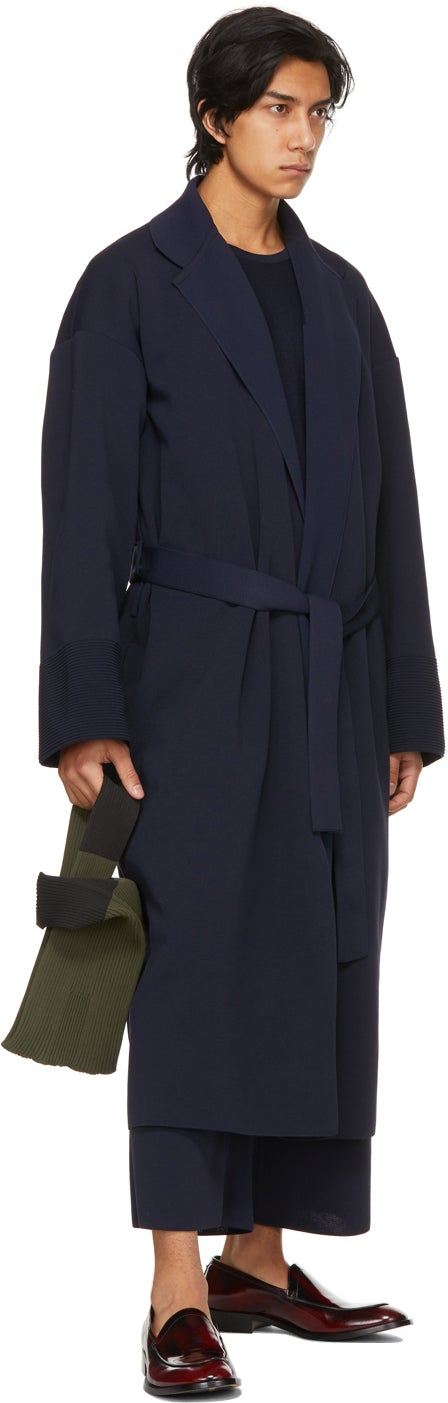 CFCL Navy Garter Half Sleeve T-Shirt