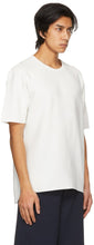 CFCL White Garter Half Sleeve T-Shirt