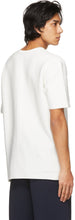 CFCL White Garter Half Sleeve T-Shirt