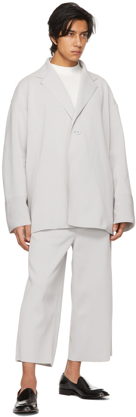 CFCL White Garter Long Sleeve T-Shirt