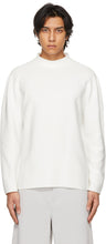 CFCL White Garter Long Sleeve T-Shirt - T-shirt à manches longues de jarretière CFCL - CFCL 화이트 가터 긴 소매 티셔츠