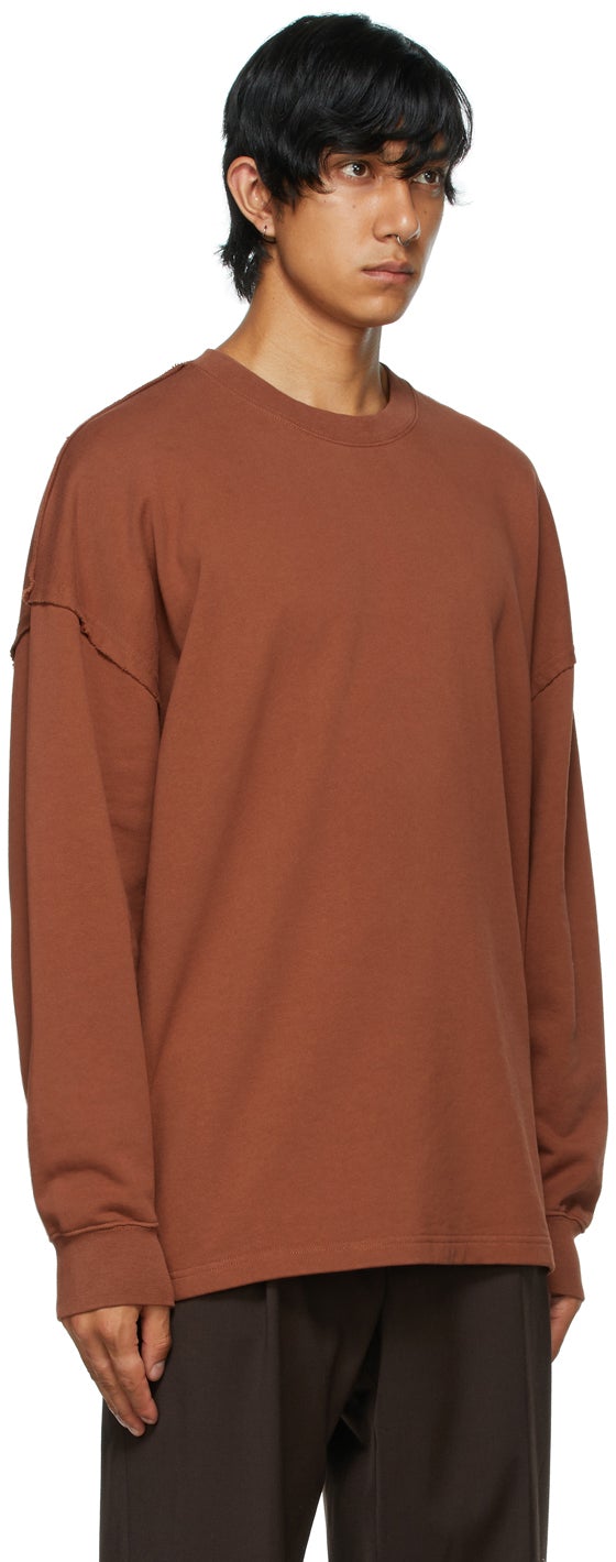 CMMN SWDN Brown Tor Sweatshirt BlackSkinny