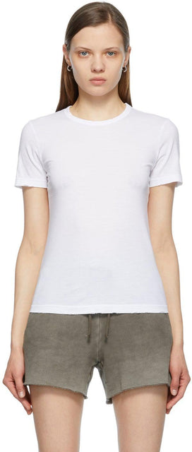 COTTON CITIZEN White Standard T-Shirt - T-shirt standard blanc citoyen citoyen - 코튼 시민 화이트 스탠다드 티셔츠