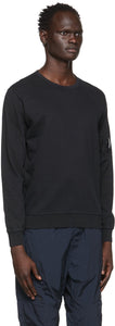 C.P. Company Black Garment-Dyed Sweatshirt