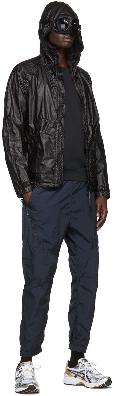 C.P. Company Black Garment-Dyed Sweatshirt