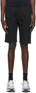 C.P. Company Black Light Jersey Garment Dyed Cargo Shorts - C.p. Société Black Light Jersey Court de cargaison teint - ...의 회사 검은 가벼운 저지 의류 염색화물 반바지