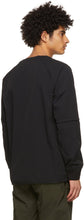 C.P. Company Black Nylon Stretch Double Sweatshirt