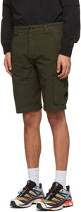 C.P. Company Green Bermuda Cargo Shorts
