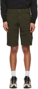 C.P. Company Green Bermuda Cargo Shorts - C.p. Société Green Bermuda Cargo Shorts - ...의 회사 그린 버뮤다화물 반바지