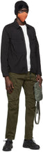 C.P. Company Green Stretch Sateen Garment-Dyed Utility Cargo Pants