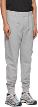 C.P. Company Grey Fleece Diagonal Raised Lounge Pants