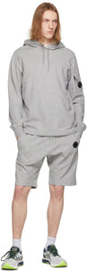 C.P. Company Grey Garment-Dyed Shorts